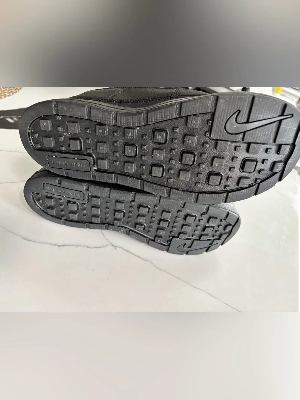Nike Kids Black All-Weather Lace-Up Boots